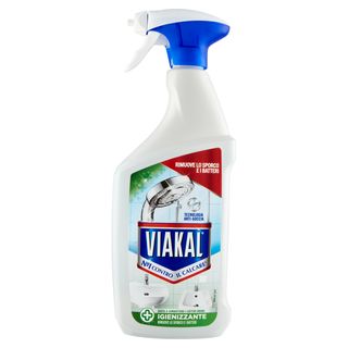 Viakal Detersivo Anticalcare Bagno e Cucina Igienizzante Spray 720 ml