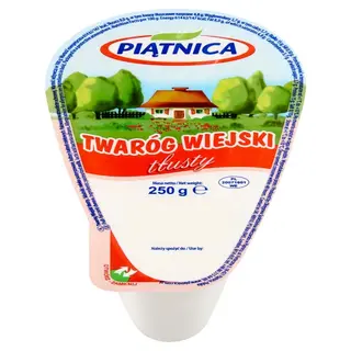 Piątnica Twaróg wiejski tłusty 250 g