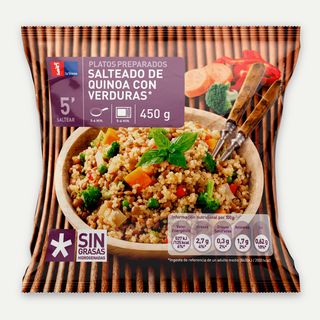Salteado De Quinoa Con Verduras Bolsa 450 Gr.