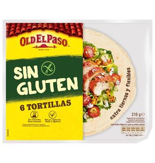 Tortilla Old El Paso Sin Gluten 216 G