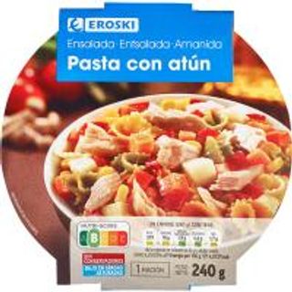 Ensalada De Pasta Con Atún Eroski Bowl 240 G (23097181)
