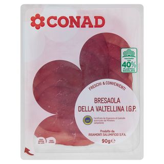 CONAD Freschi & Convenienti Bresaola della Valtellina I.G.P. 90 g - 8003170035171