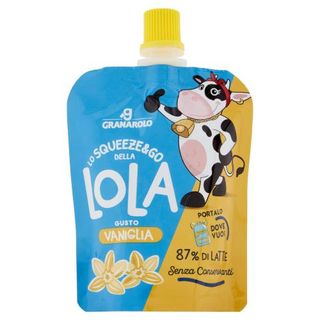 Granarolo lo Squeeze&go della Lola Gusto Vaniglia 85 g