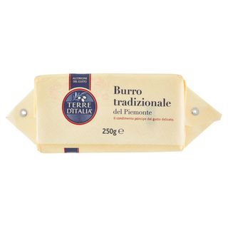 Terre D'Italia Burro Tradizionale Del Piemonte 250 G