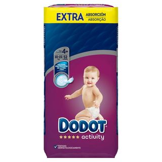 Pañales Talla 4 11-16Kg Activity 52 Unidades (180770)