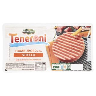 Teneroni Hamburger con Vitello 2 x 75 g