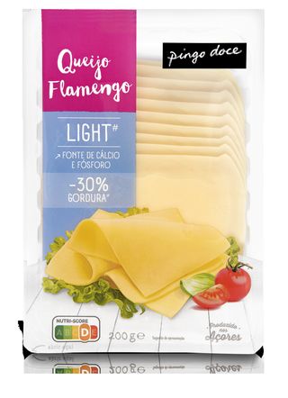 Queijo Flamengo Fatiado Light 30% Pingo Doce 200G