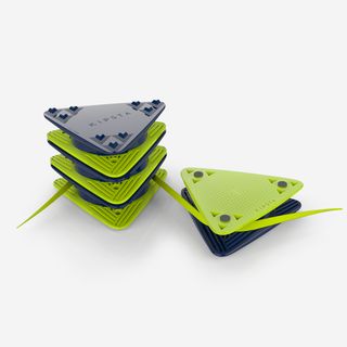 Delimitador De Terreno Essential Amarillo Y Azul Talla Única Amarillo