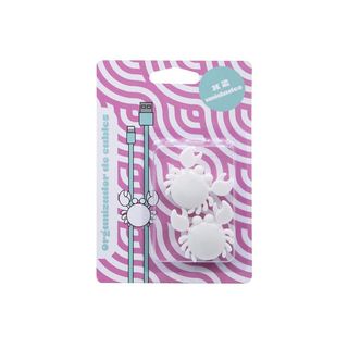 Organizador de Cables Blanco - Woo oow - 1 unidad 8435722400968