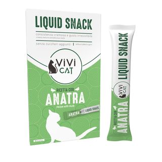Vivi cat liquid snack 6x15g anatra