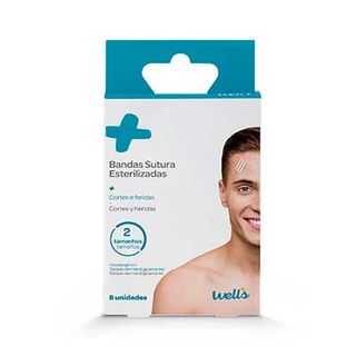 Bandas Suturas Esterilizada 8 Unidades Wells (5600954002966)