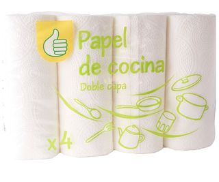 Papel Cocina Auchan Economico 4 Rollos