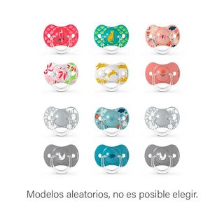 Chupete Suavinex Fisiologico Silicona 6-18M 2Und (8426420072120)