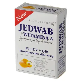 Bioelixire Serum do włosów Jedwab & Witamina A & Filtr UV 20 ml