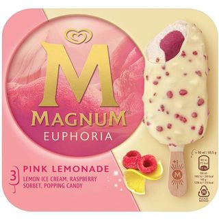 Helado Euphoria Pink Limonade Magnum, Pack 3X90 Ml. (25973058)