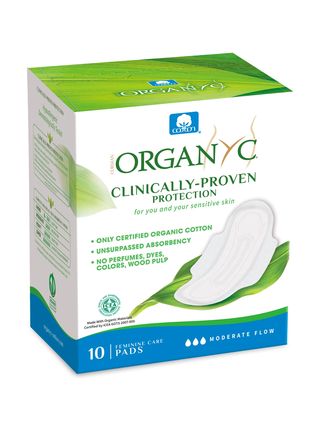 Compresas de día con alas 10uds Organyc