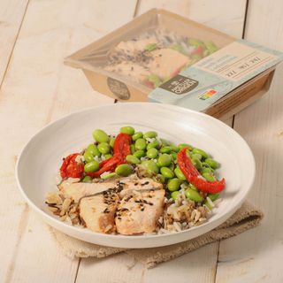 Salmó Amb Arròs I Edamame Ao 350G