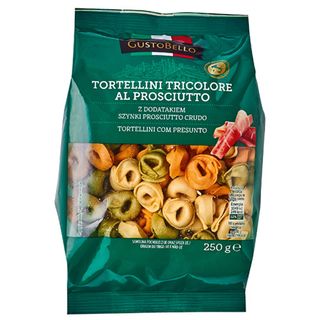 GustoBello Tortellini z szynką prosciutto crudo, 250 g