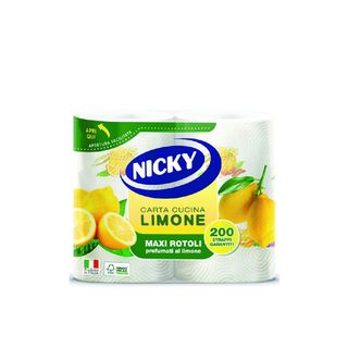Nicky Asciugatutto Maxi Limone 2 Rotoli