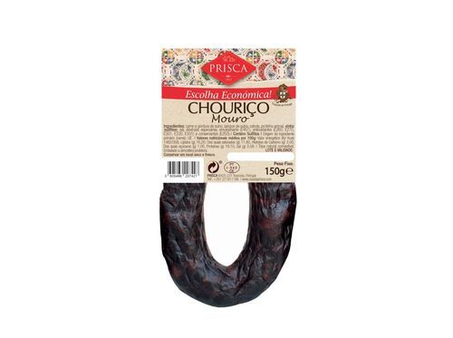 CHOURIÇO MOURO EXTRA CASA DA PRISCA ESCOLHA ECONÓMICA 150G
