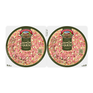 Pizza Jamón Queso Tarradellas Pack 2 Uds.