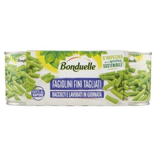 Bonduelle Fagiolini Fini Tagliati 3x145 g-7334