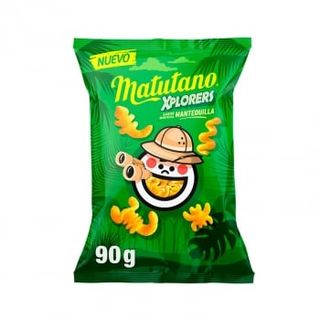 Aperitivo De Maíz Sabor Mantequilla Splorers Matutano 90 G.