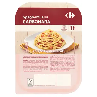 Carrefour Spaghetti Alla Carbonara Surgelati 300 G