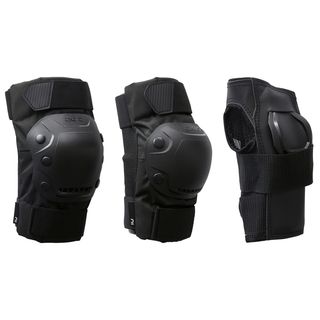 Set 3X2 Protecciones Roller Adulto Fit500 Negro L Negro