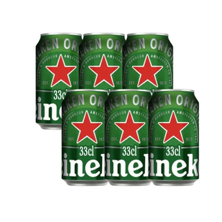 Pack 6x Heineken Cerveza Lata 330ml