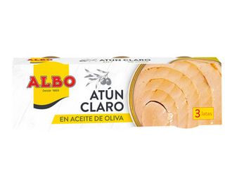 Atun Claro En Aceite De Oliva Albo 68X3 G