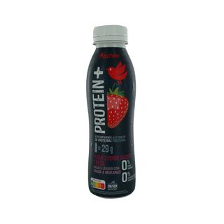 Y. Liquido Desn. Proteico S/Azu.Añad.Fresa Auchan 381 Ml