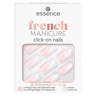 Frech Manicure Uñas Artificiales Click-On - Essence - 02 Babyboomer Style 4059729422484
