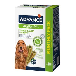 Advance Snacks Dentales Care Medium Y Maxi Para Perros 25.7g
