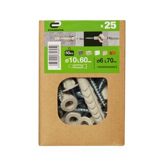 25 Buc+Paraf Multimat D10X60Mm (80130320)