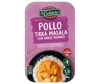 Pollo Tikka Masala Con Arroz Basmati La Carloteña 300G