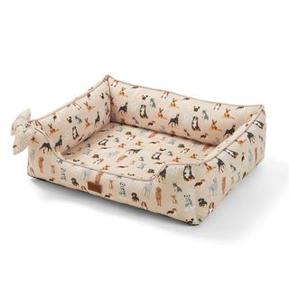Leeby cama viscoelástica estampado perros para perros