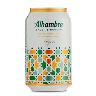 Cerveza Lager Singular Alhambra Lata 33 Cl