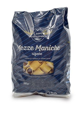 Mezze maniche rigate