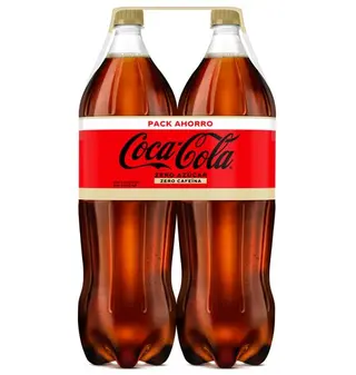 Coca-Cola Zero Azúcar Zero Cafeína 2L 2 Uds.