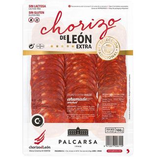 Chorizo Extra De León Palcarsa, Sobre 100 G (20166849)