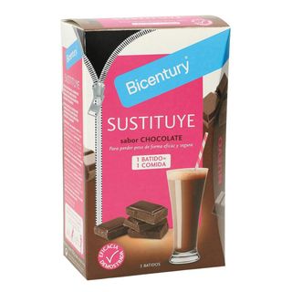 Batido Dietético Bicentury Chocolate Caja 5 Batidos (203121)