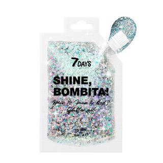 7 Days Shine Bombita Gel Glitter Viso Capelli e Corpo 902 Dope