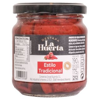 LA HUERTA Pimiento Del Piquillo Entero Extra 190 G