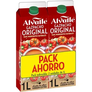 Gazpacho Original Alvalle, Pack 2X1 Litro (10909810)