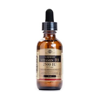 Vitamina D3 Líquida 2500 UI (62,5 µg) Sabor Naranja 59ml Solgar