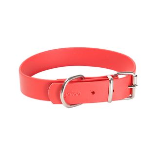 Gotoo Collar Biothane rojo para perros