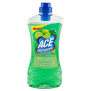 Ace Pavimenti Igienizzante Lime E Menta Piperita Senza Candeggina 1l - 000384438