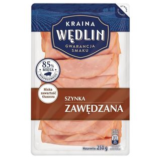 Kraina Wędlin Szynka zawędzana 250 g