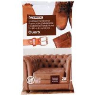 Toallitas Limpias Para Cuero Eroski, Paquete 20 Uds (23541691)